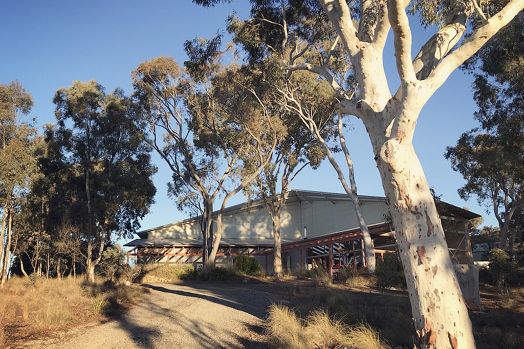 Photograph outside Yarrh Wines, Murrumbateman, Canberra