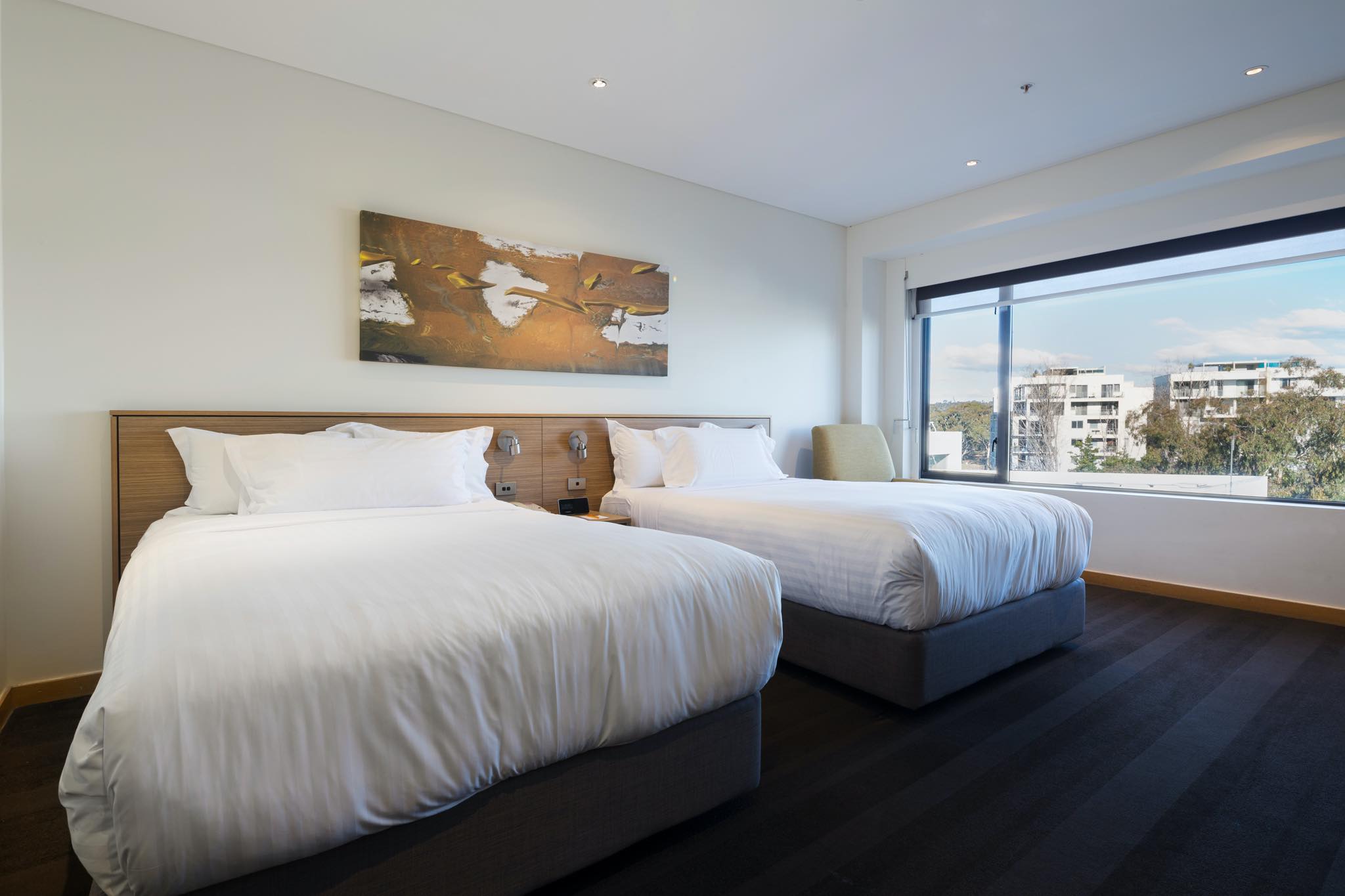 Deluxe Scenic View Accommodation Room | Twin Room | Crowne Plaza Canberra