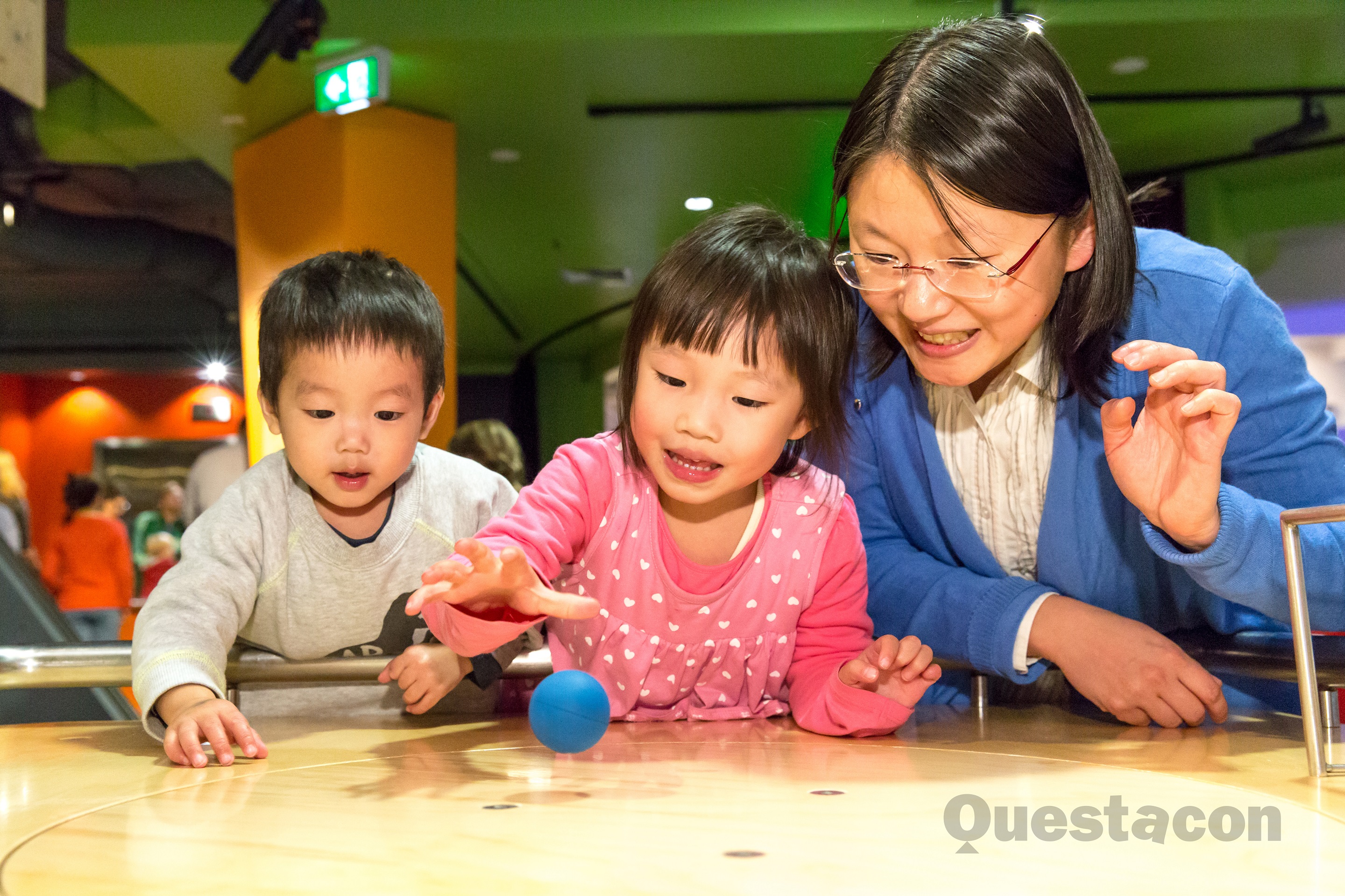 One of the interactive galleries at Questacon