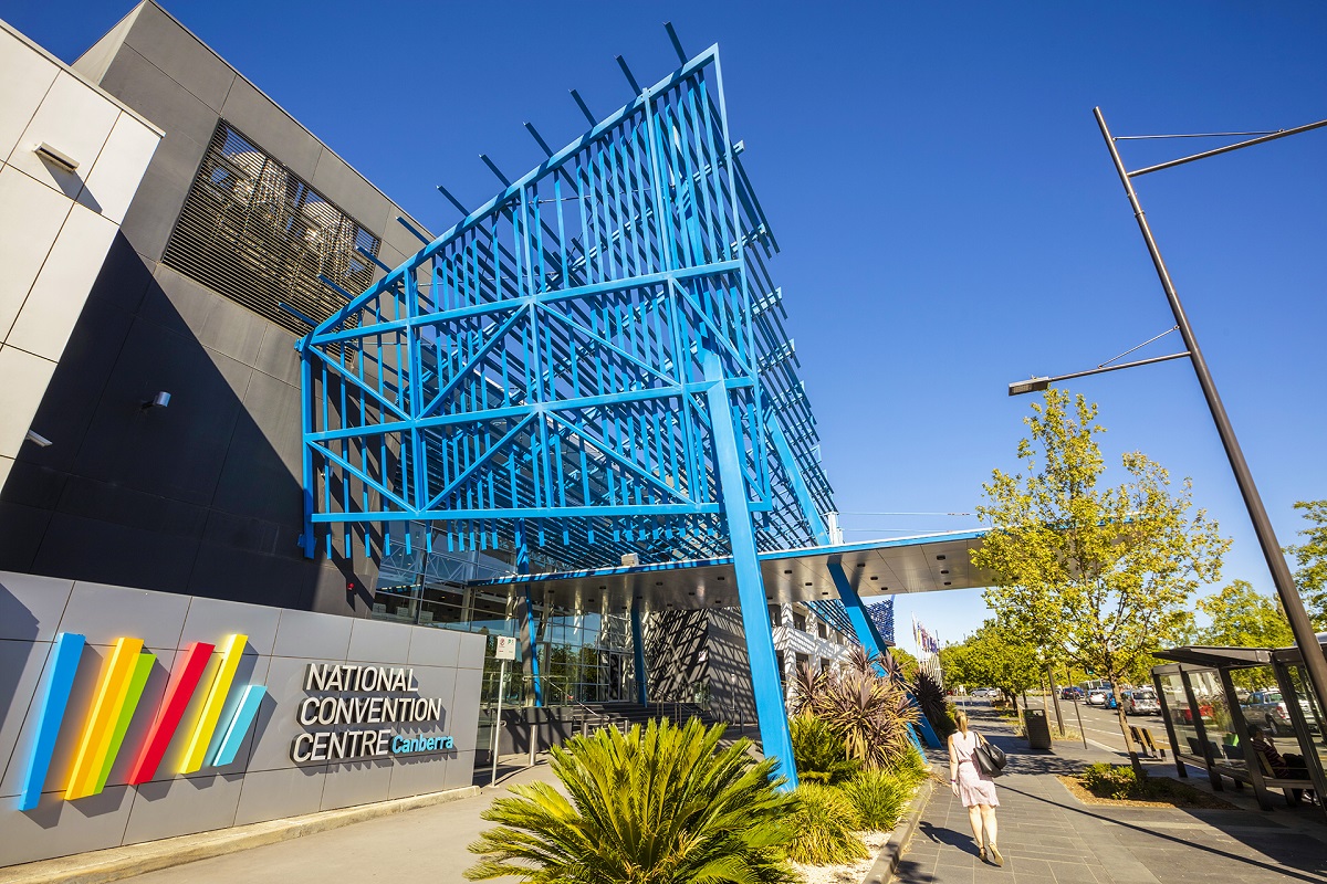 Exterior of the National Convention Centre, Canberra