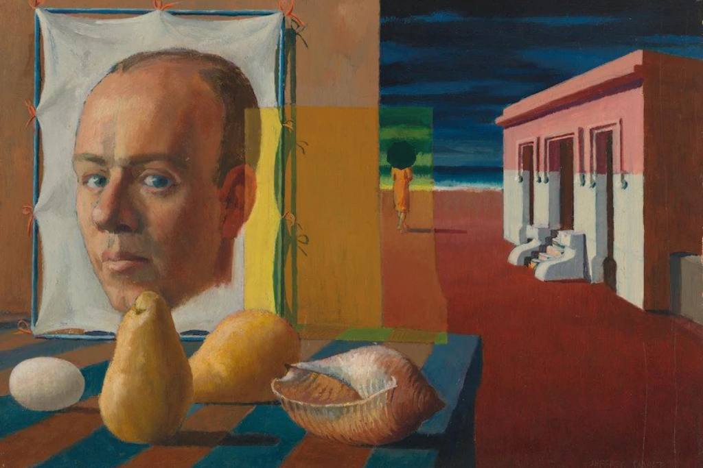 Self-Portrait, Procida (1956-57) by Jeffrey Smart. Photograph: National Gallery of Australia/© The estate of Jeffrey Smart, courtesy of Philip Bacon Galleries